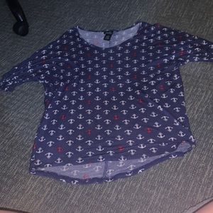 $1! Rue21 size small anchor tee
